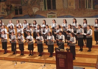 Η χορωδία της Χριστιανικής Φοιτητικής Δράσης